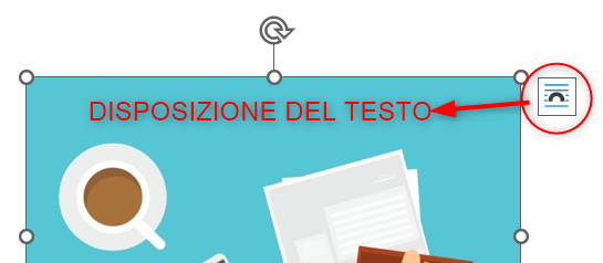 Icona disposizione testo